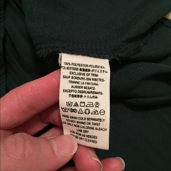 Free People don't let go romantic blouse in green - Picture 5 of 7